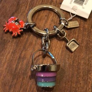NWT Coach Beach & Ocean Keychain